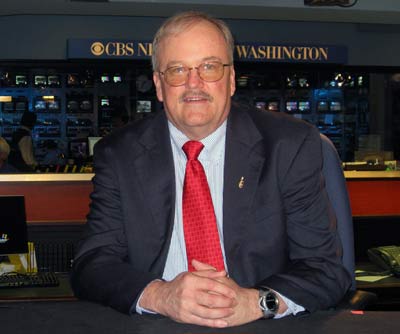 Carlson at anchor desk